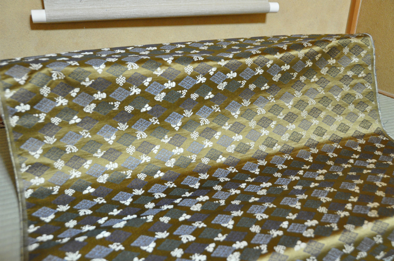 西陣織 正絹 金襴 武田菱宝尽くし～西陣織屋の織物 - 京都・西陣の