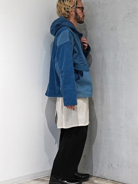 REMAKE DENIM ANORAK SUNNY SIDE UP-OIKOS 毎日を楽しく豊かにする洋服