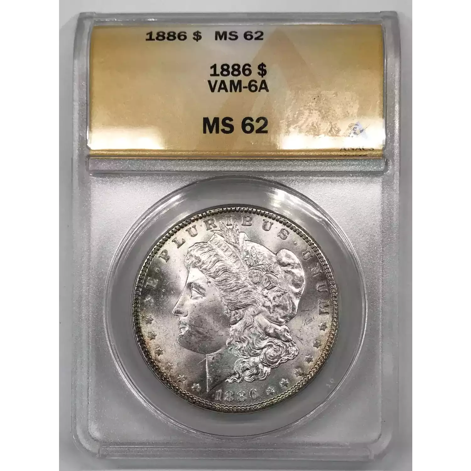 1886 Morgan Silver Dollar MS62モルガンダラー118 1886 Morgan Silver