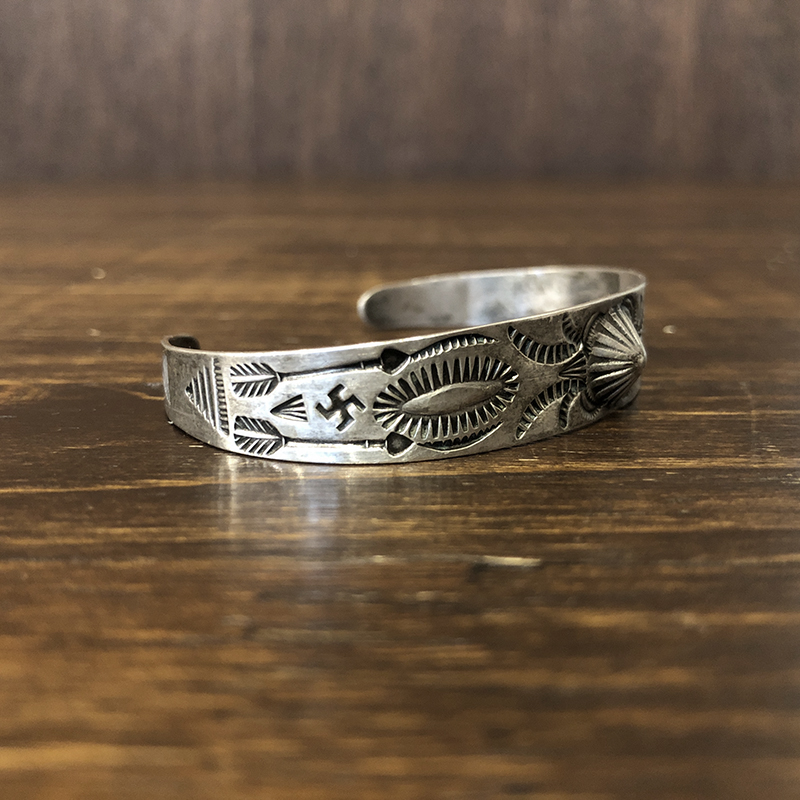 Antique Native American Navajo Fred Harvey Style Stamp Work Coin