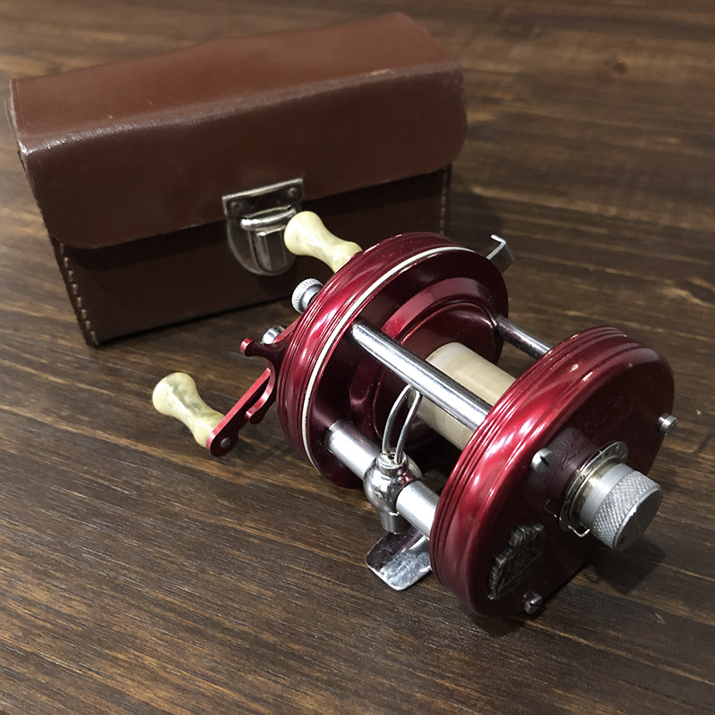 Abu Record Ambassadeur 5000 Svangsta Red With Case アブ レコード