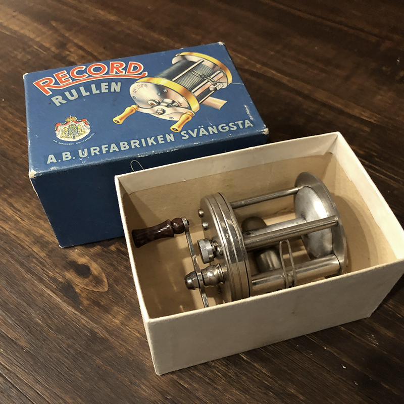 Abu Record Rullen 1550C Direct Bait Casting Reel With Box アブ