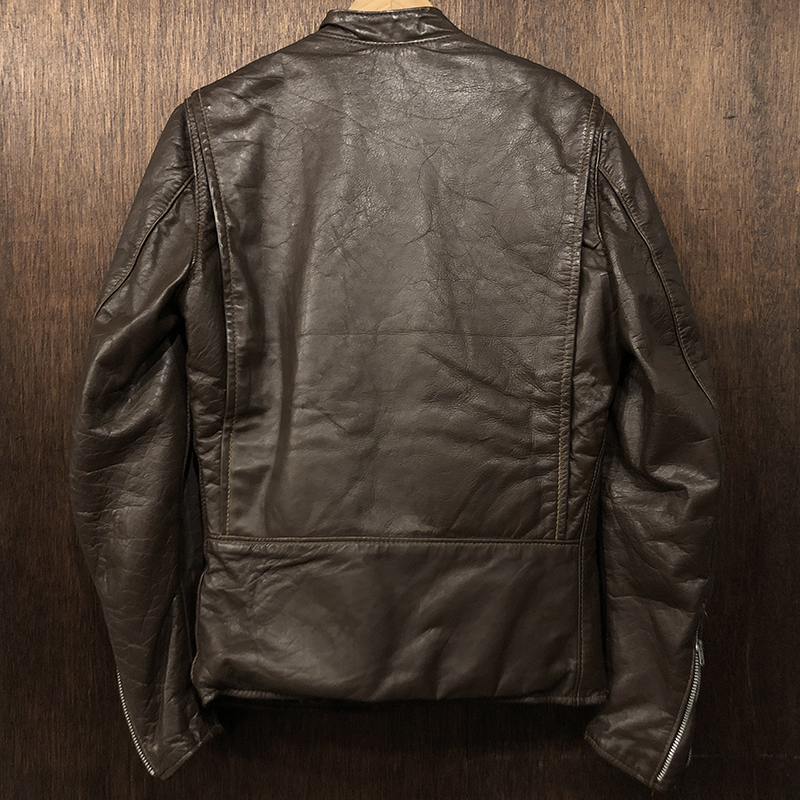 Brooks Single Riders Leather Jacket Dark Brown 34 ブルックス