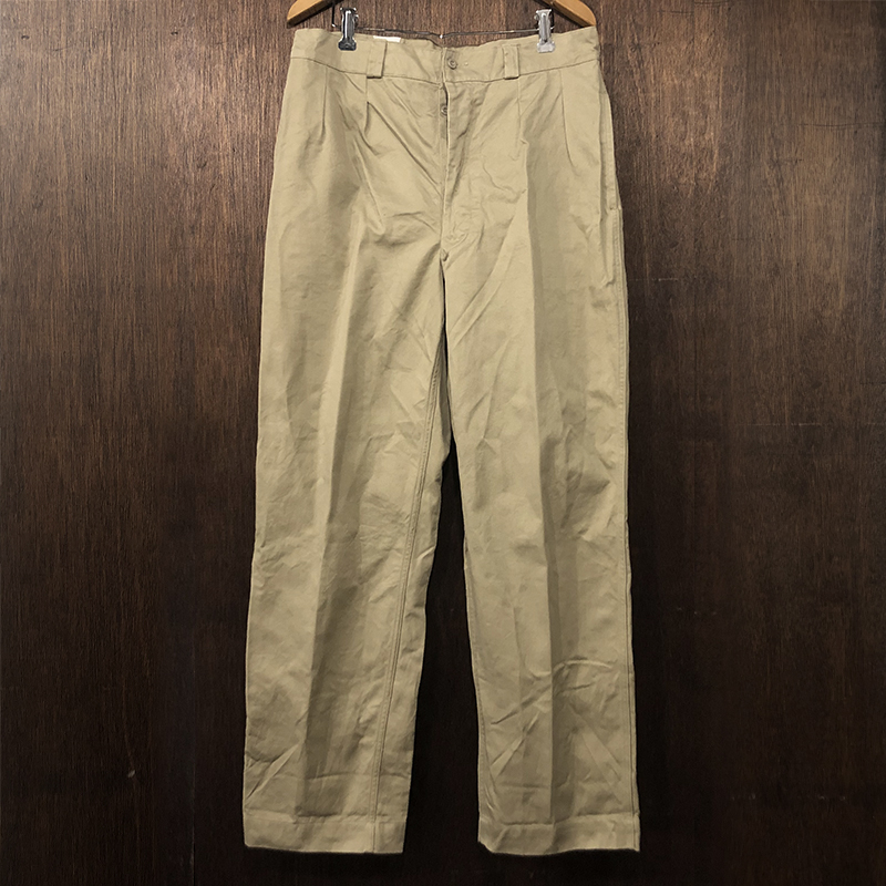 French Army M52 Trousers Chino Pants 44 Mint フレンチ アーミー