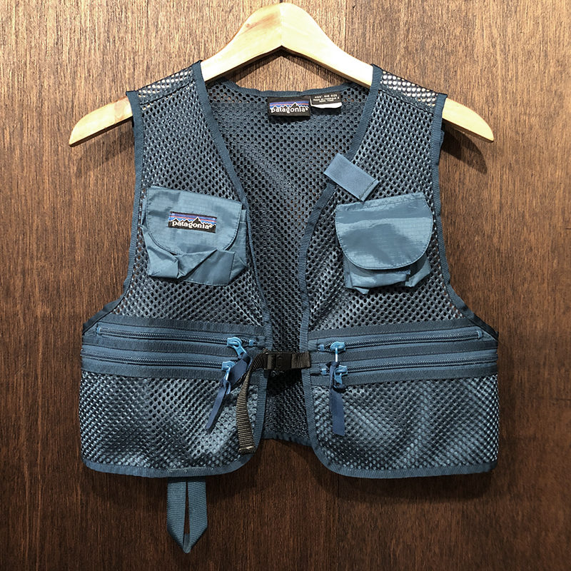 Patagonia Fishing Mesh Vest Teal Green Kid's One Size Mint
