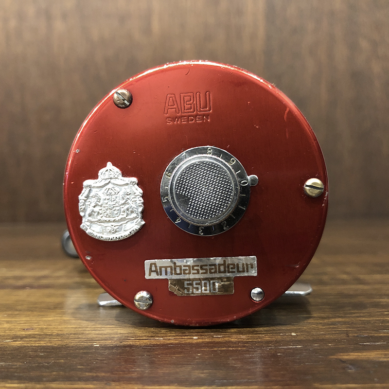 Abu Ambassadeur 5500 Cherry Red New High Speed Bait Casting Reel
