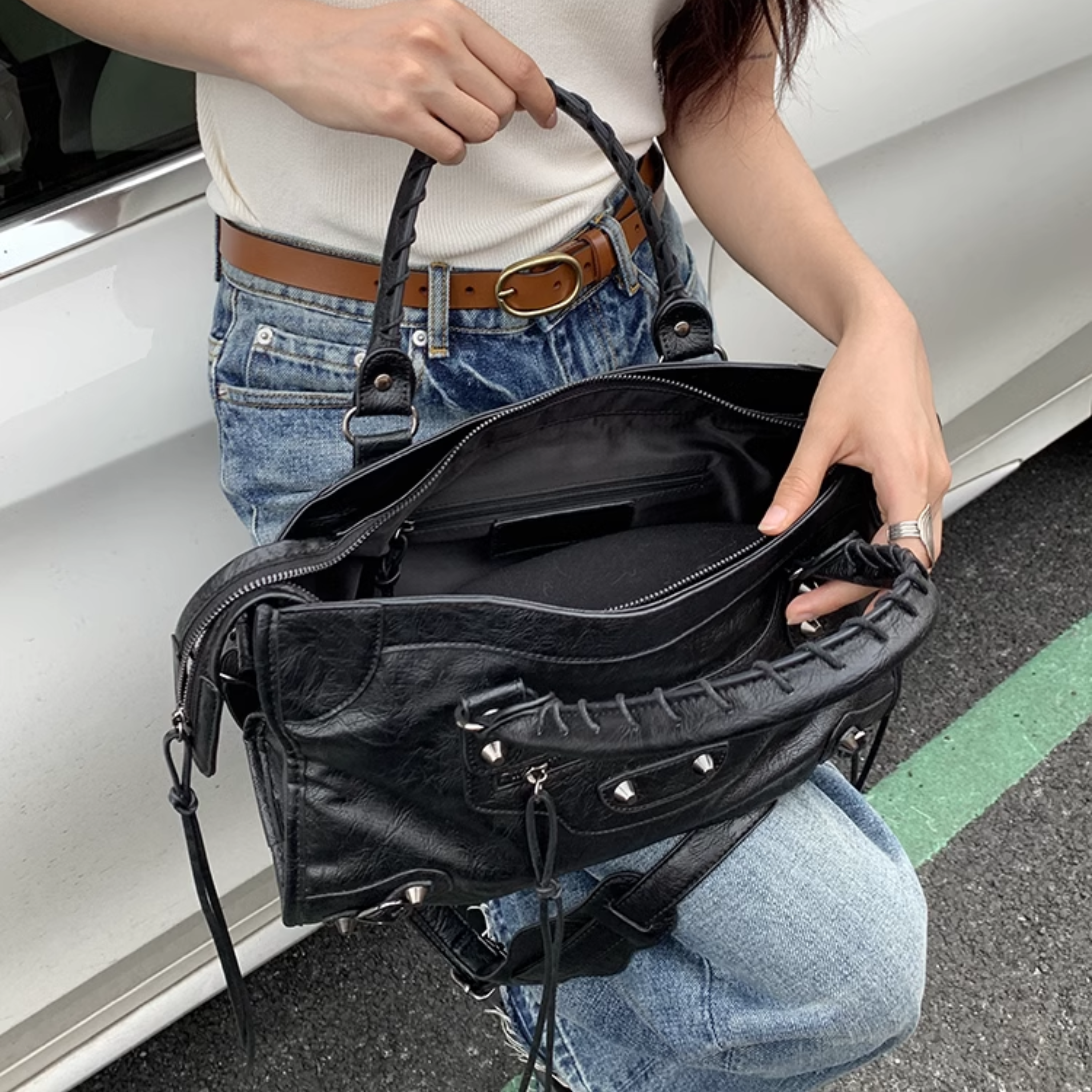 2WAY PARIS RETRO BIG BAG