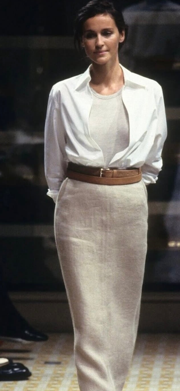 HERMES エルメス エトリヴィエール ベルト 二連 マルジェラ期 シルバー