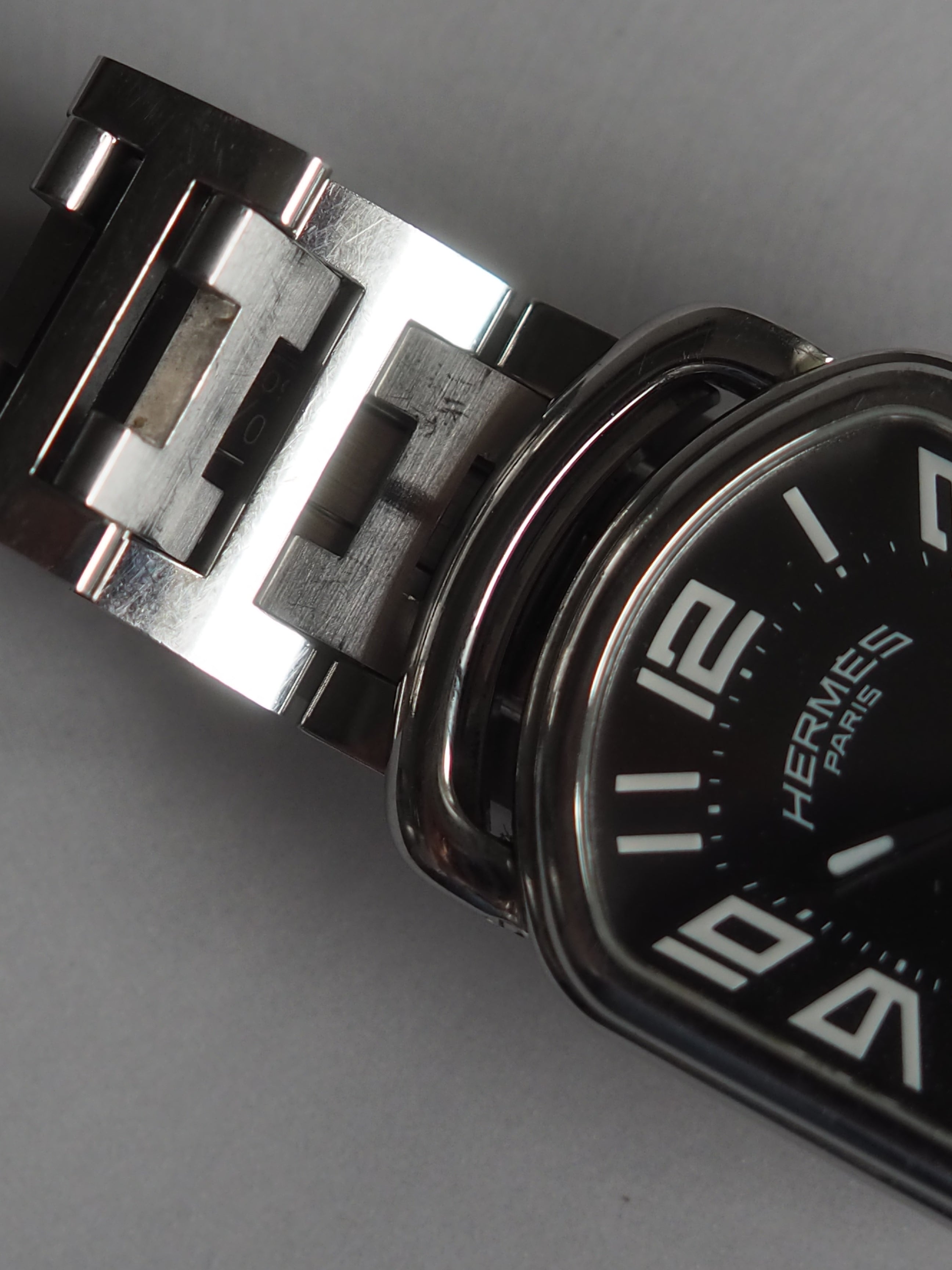 HERMES エルメス ラリー ウォッチ 腕時計 スモールセコンド シルバー