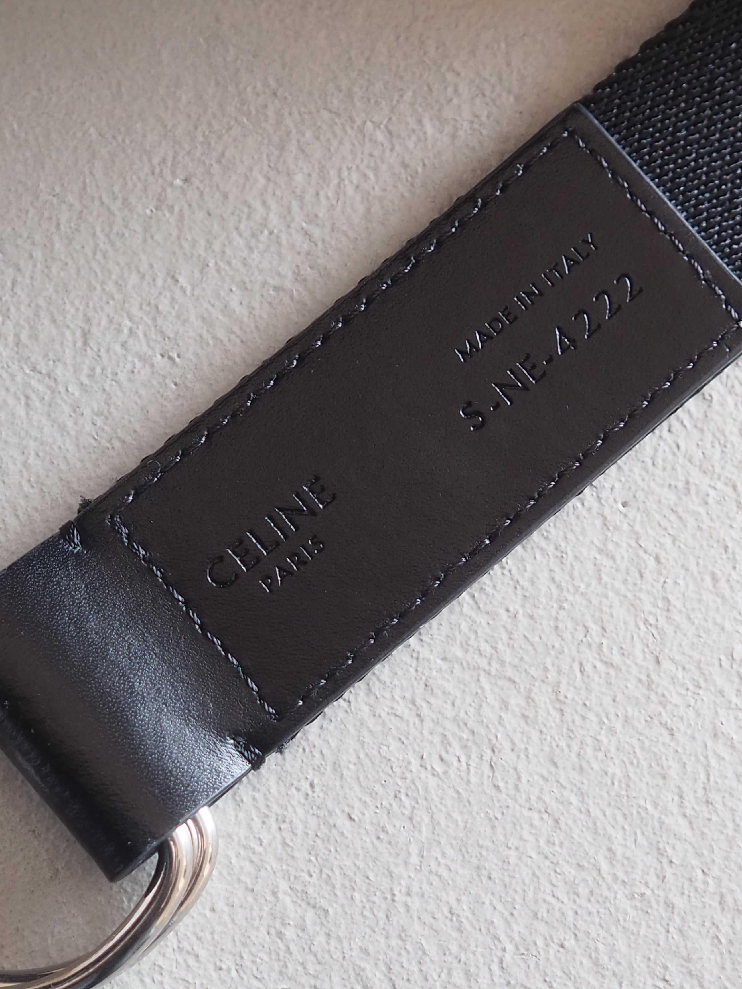 CELINE セリーヌ ロゴ ダブルリング ベルト メンズ ユニセックス