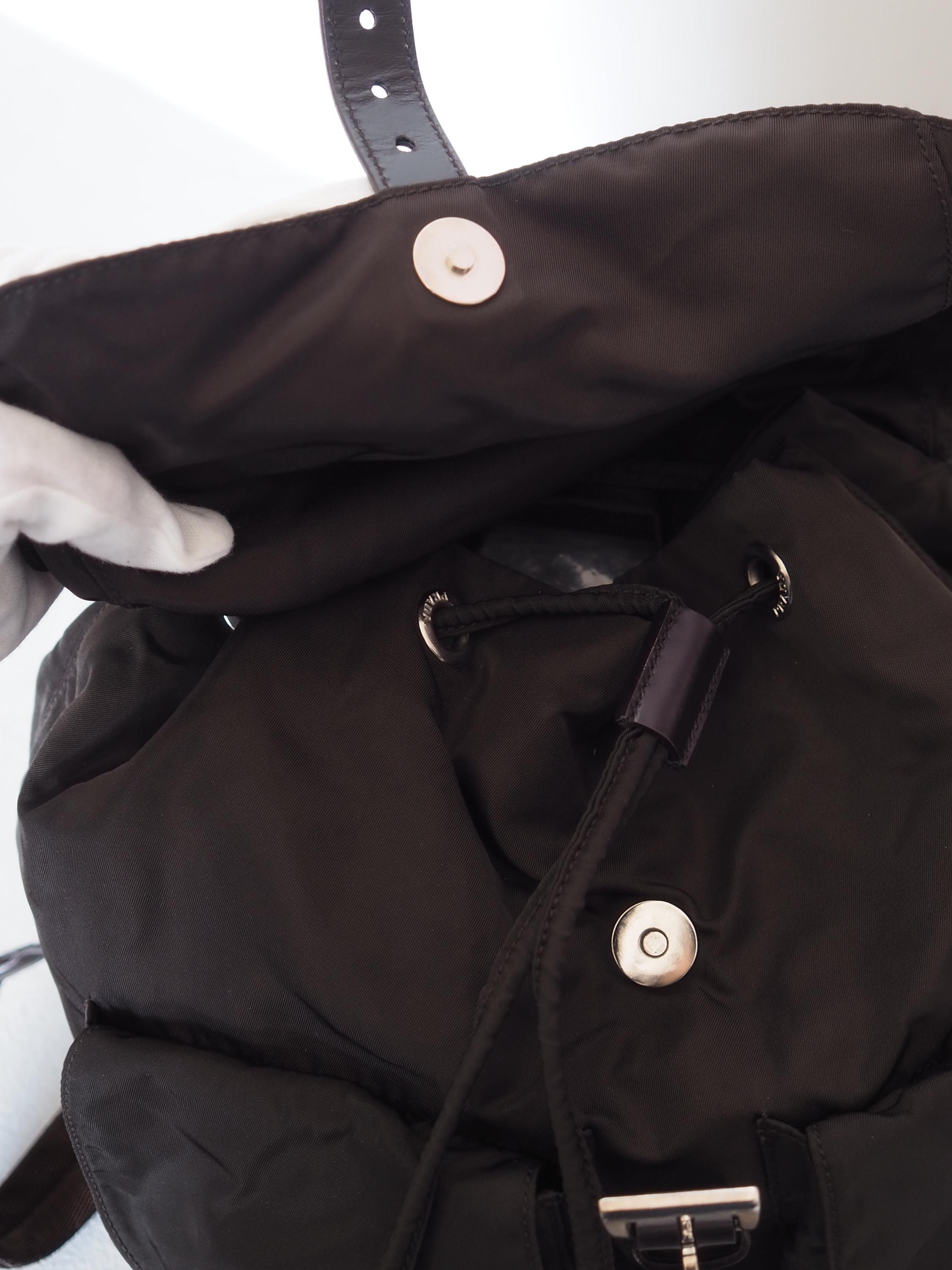 PRADA プラダ ナイロン バックパック リュック ブラウン ユニセックス