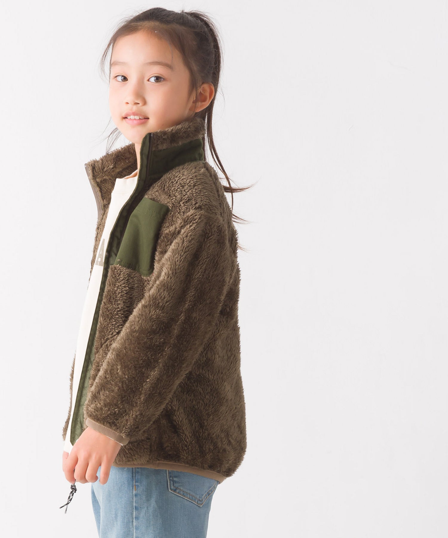 OMNES】キッズ ボアフリースジャケット【1521-7056】