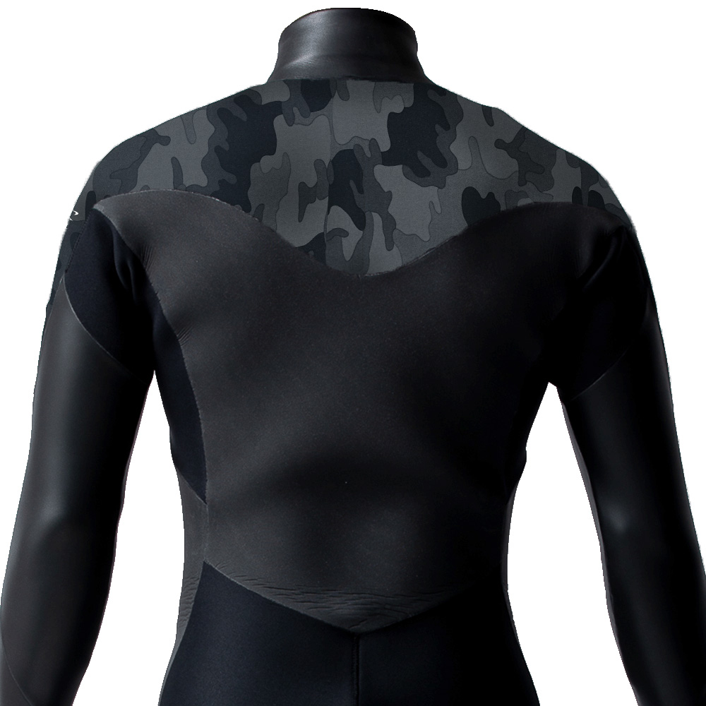 OCEAN + EARTH フルスーツ 5/4mm ブラック/グリーン OCEAN + EARTH