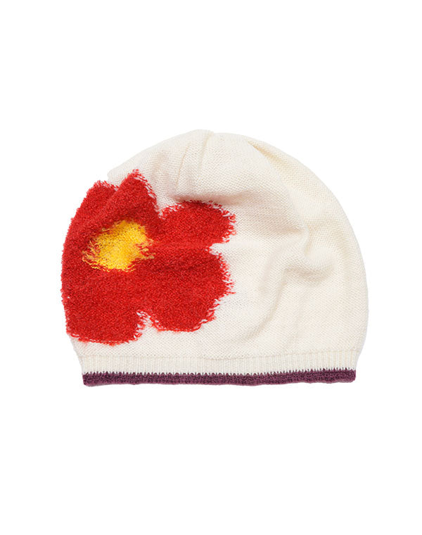 大胆な花ニット帽 / BEF01637WA – satoseni online store /サトウ