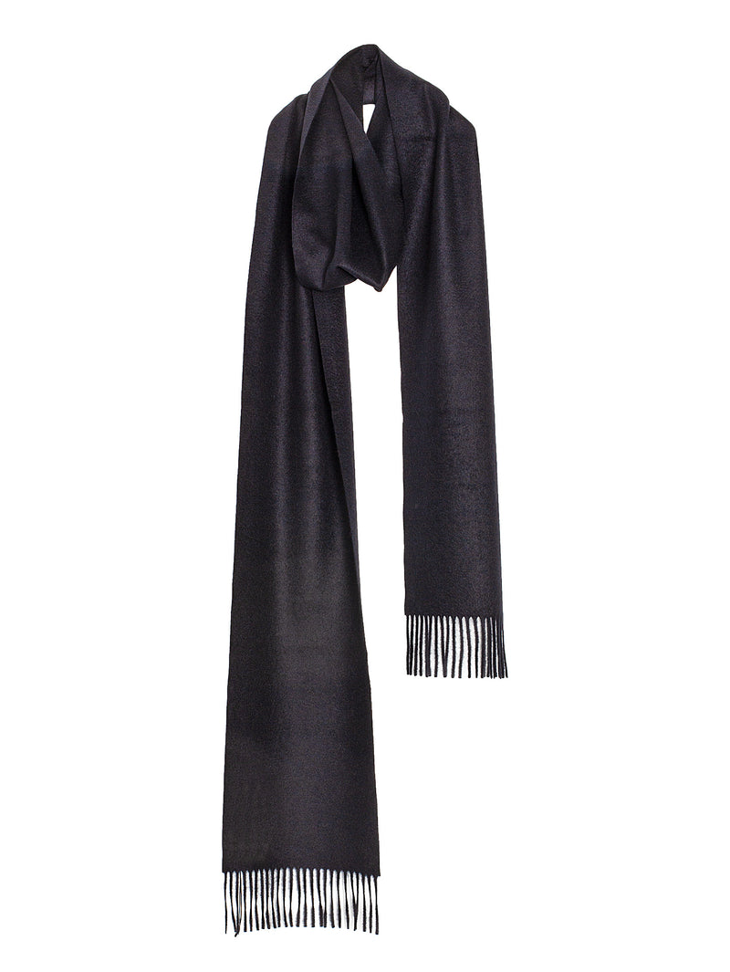 Auralee Baby Cashmere Long Stole Natural Black – Opia