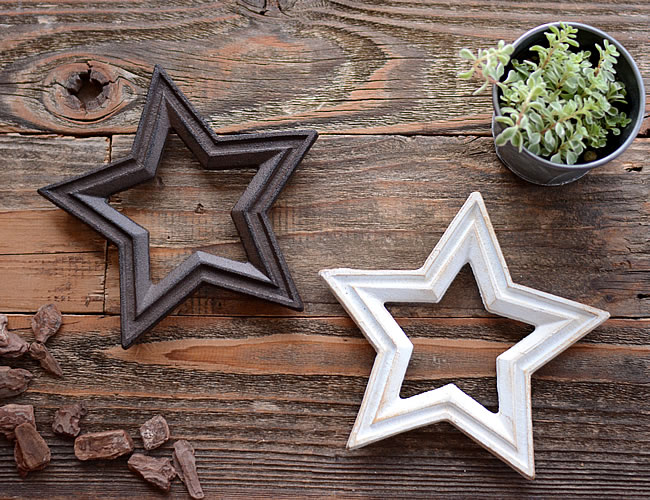 IRON スター トリベット 星柄 鍋敷き ナチュラル雑貨のオルネ