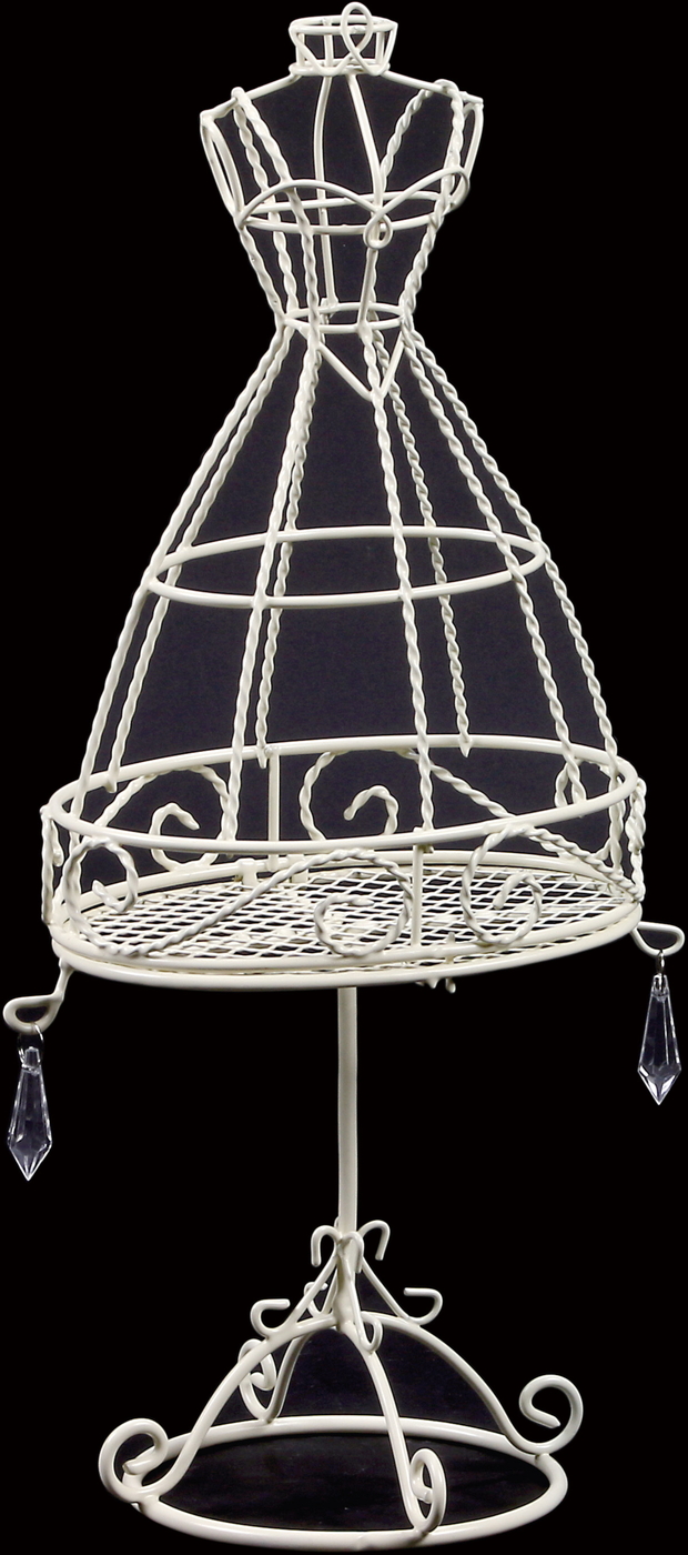 箱入 ワイヤートルソー台付LL 白: フラワーベース・鉢カバー ｜ YDM