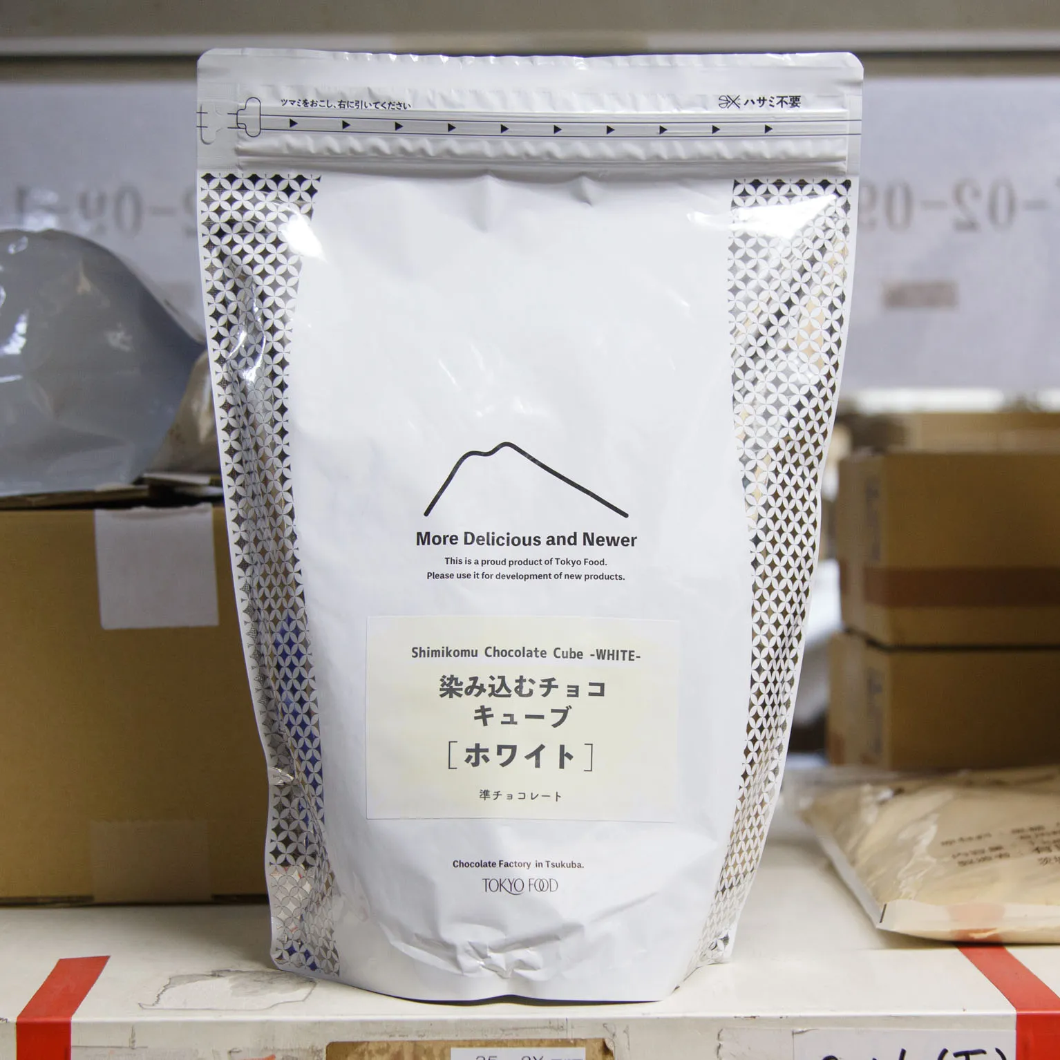 ちょこ アウトレットキューブ・スノーホワイト1kg×7袋 フォロー割