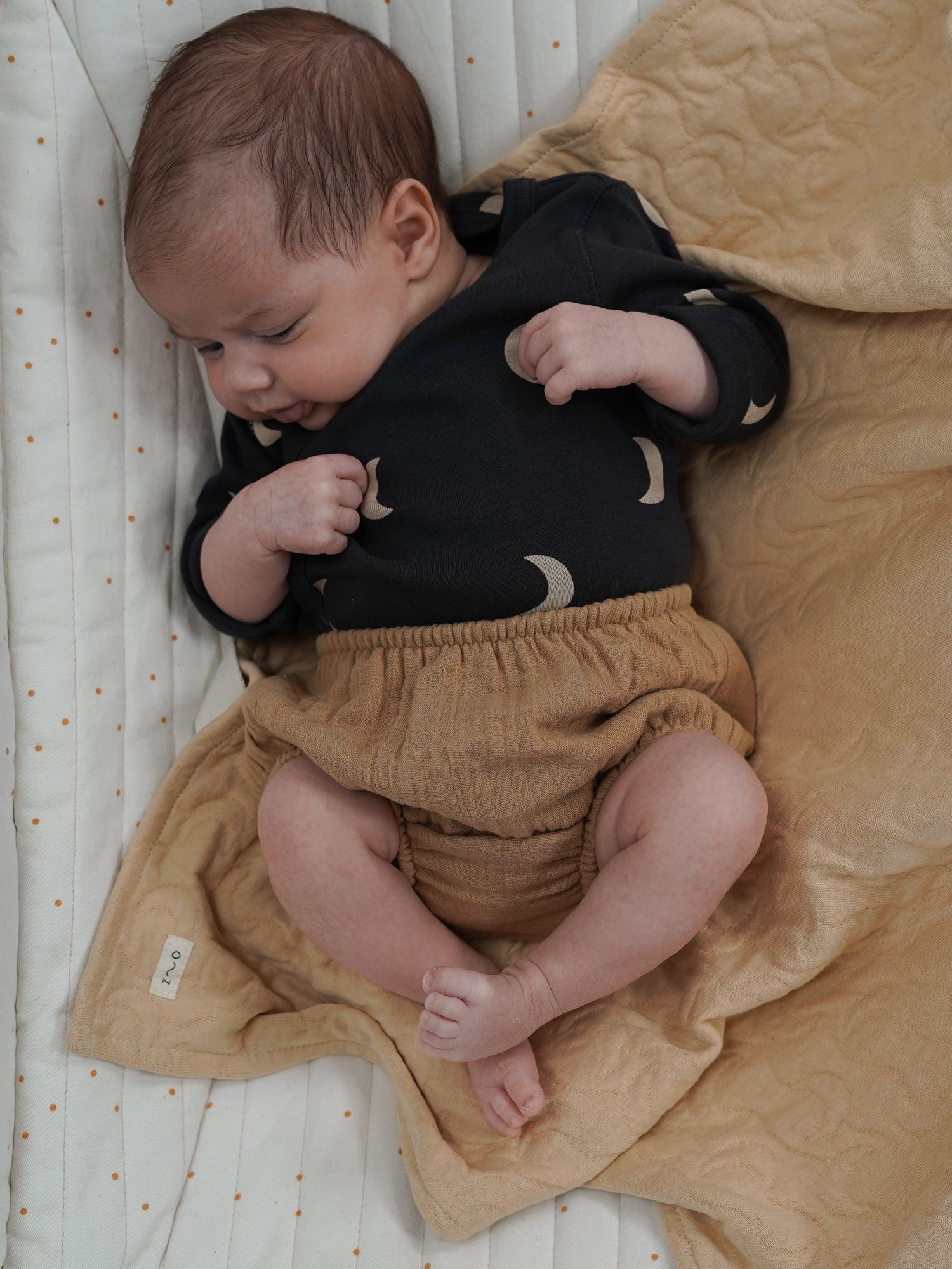 Charcoal Midnight Wrap Bodysuit | Organic Zoo