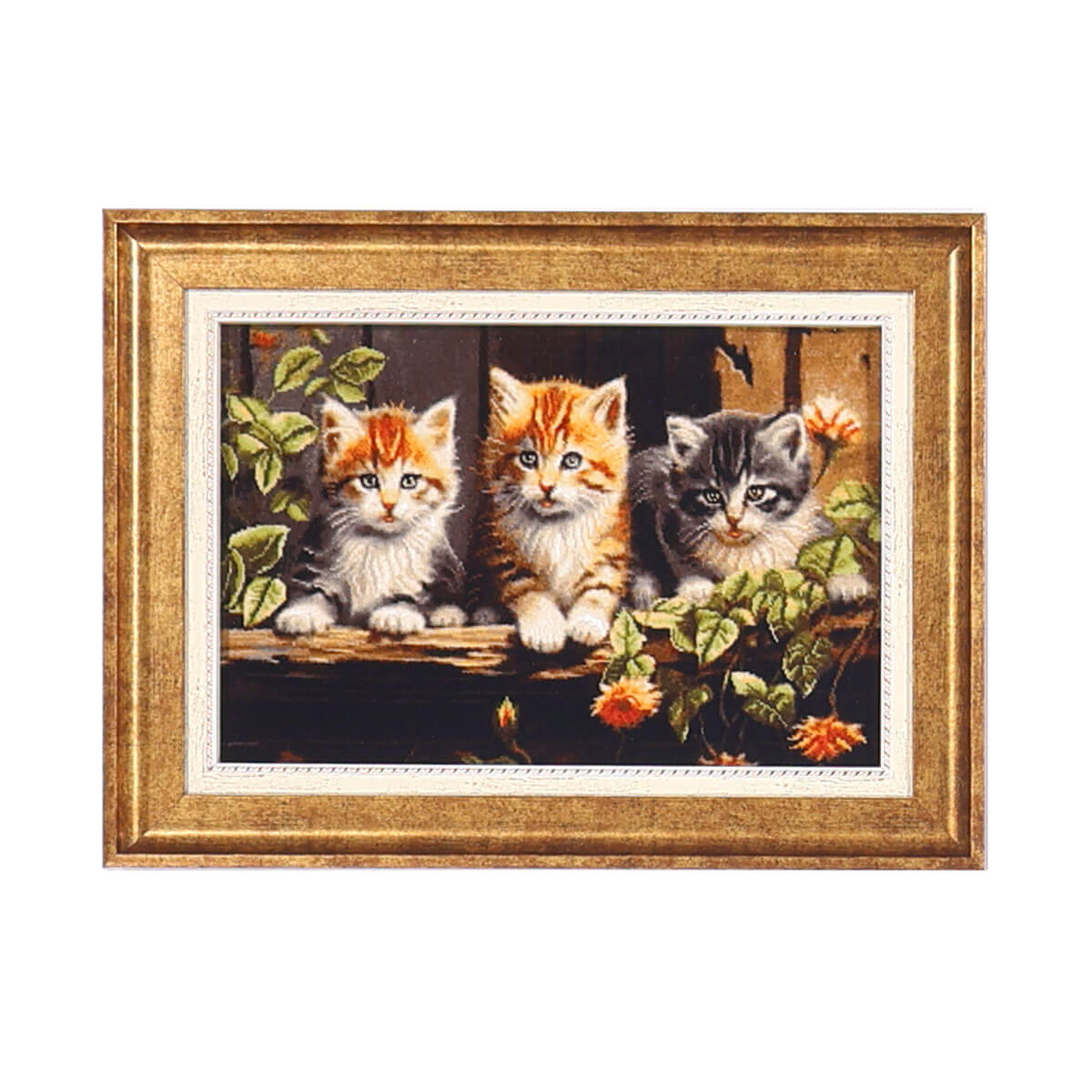 ペルシャ絨毯 タブリーズ産 絵画絨毯 75×57cm（FP-70263） – ギャッベ