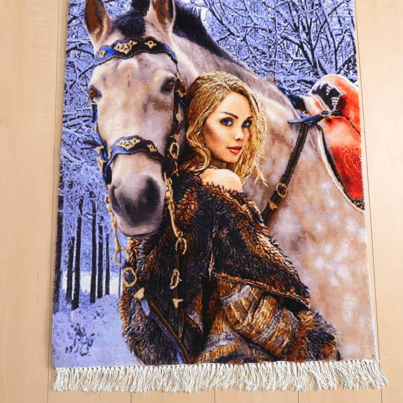 ペルシャ絨毯タブリーズ絵画 82×59cm（FP-22165） – ギャッベ