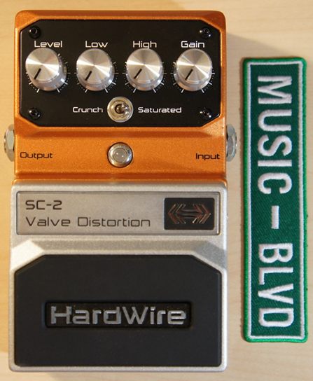 DigiTech HardWire Series SC-2 Valve Distortion Guitar Effects