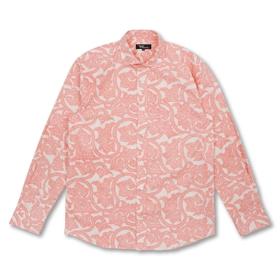 静嘉堂文庫美術館 ボタンダウンシャツ ＜曜変天目＞ | 京友禅アロハ