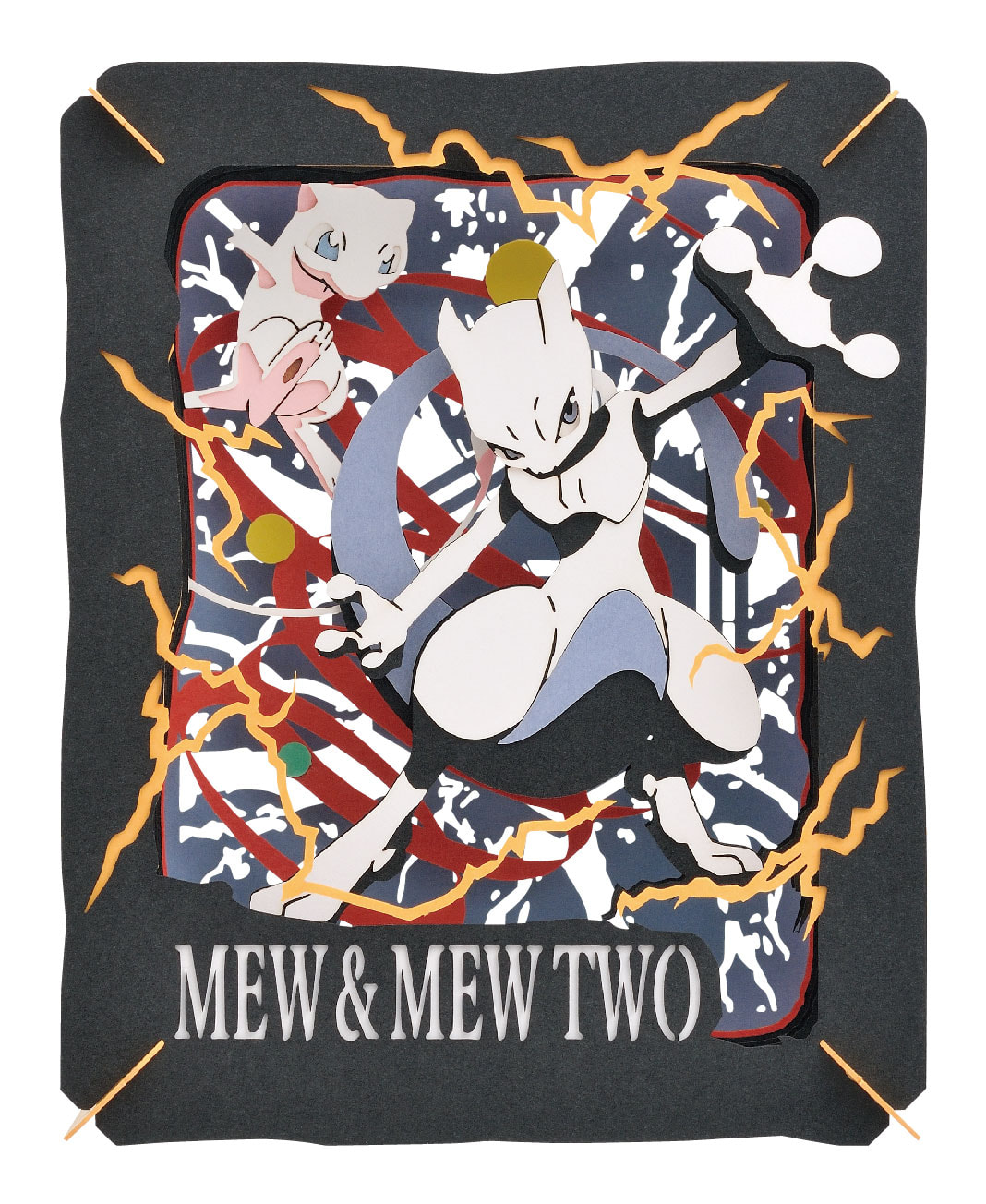 ポケットモンスター PAPER THEATER / PT-072 ミュウ＆ミュウツー