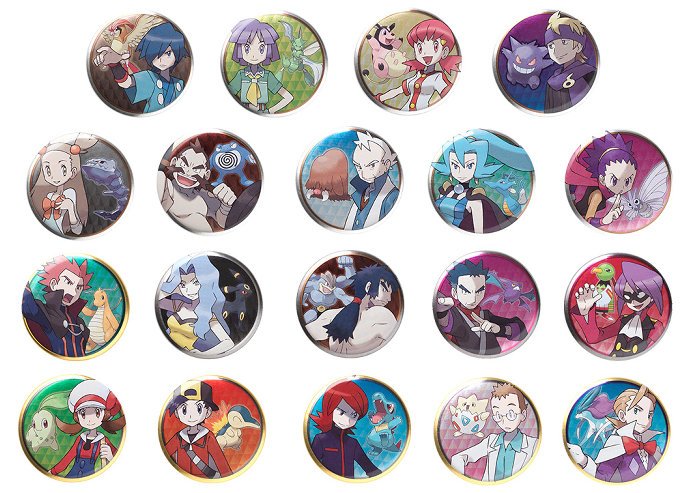 ポケモン 缶バッジコレクション ジョウト編が登場。金銀から全部で19