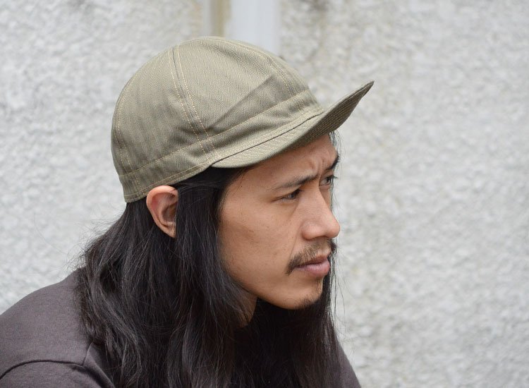 M-L フリーホイーラーズ　メカニックキャップ 試着程度 オリーブ HBT