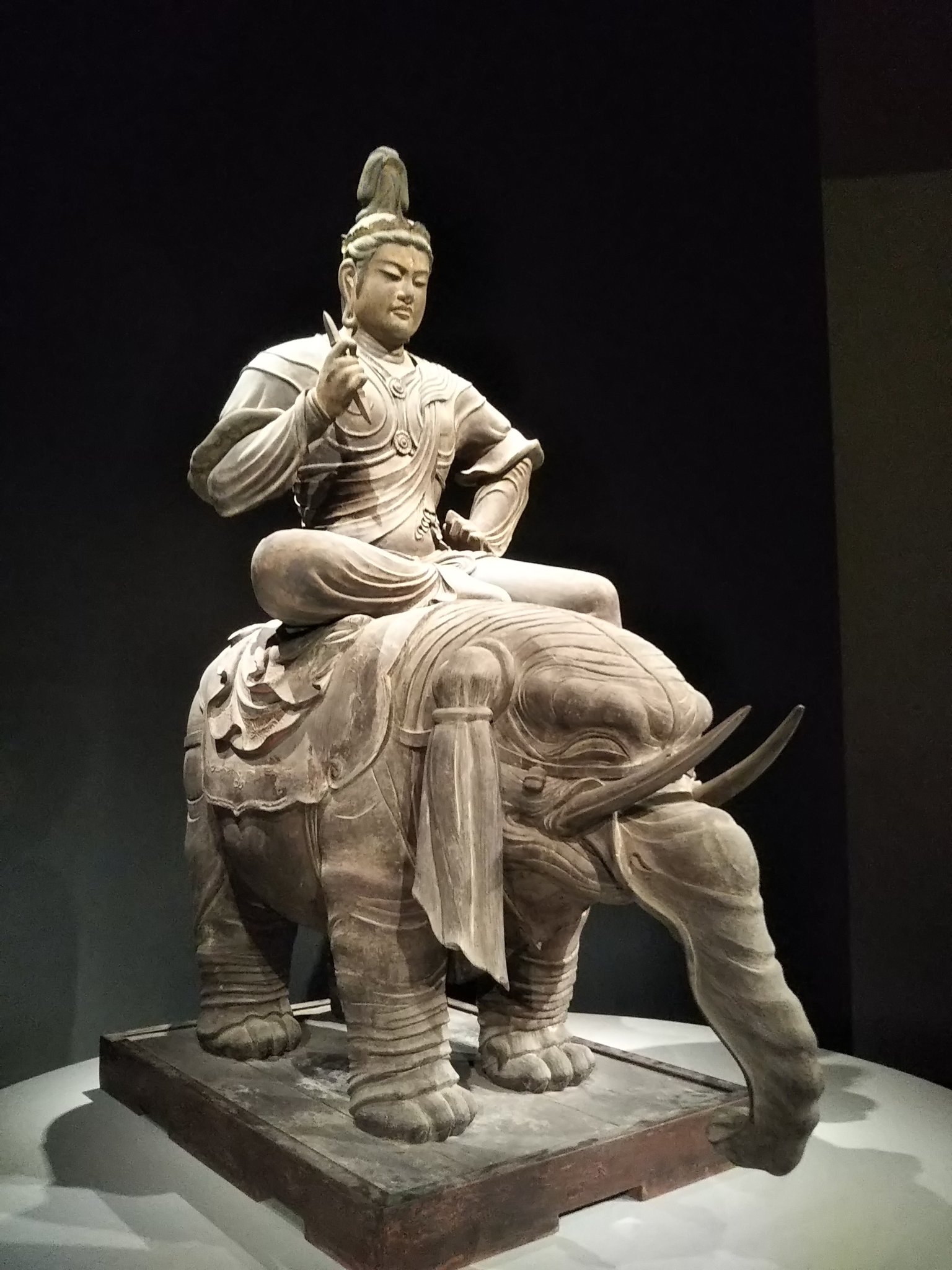 海洋堂】真言宗総本山東寺 公式 国宝 帝釈天騎象像フィギュア