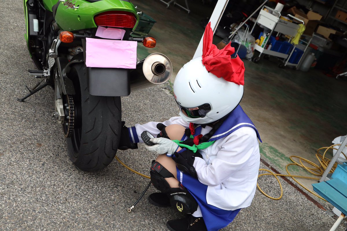 太いタイヤ萌え ZX-12R♡＞＜