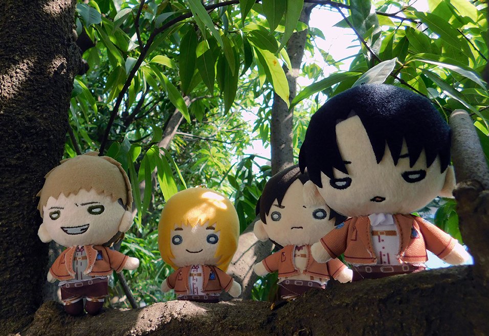 7月発売『にとたん 進撃の巨人 ボールチェーン付ぬいぐるみ』の