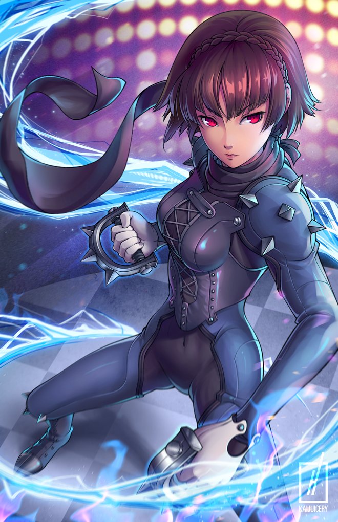 Charge, Johanna! 👑 #MakotoNiijima #Persona5 #P5 #新島真 #クイーン