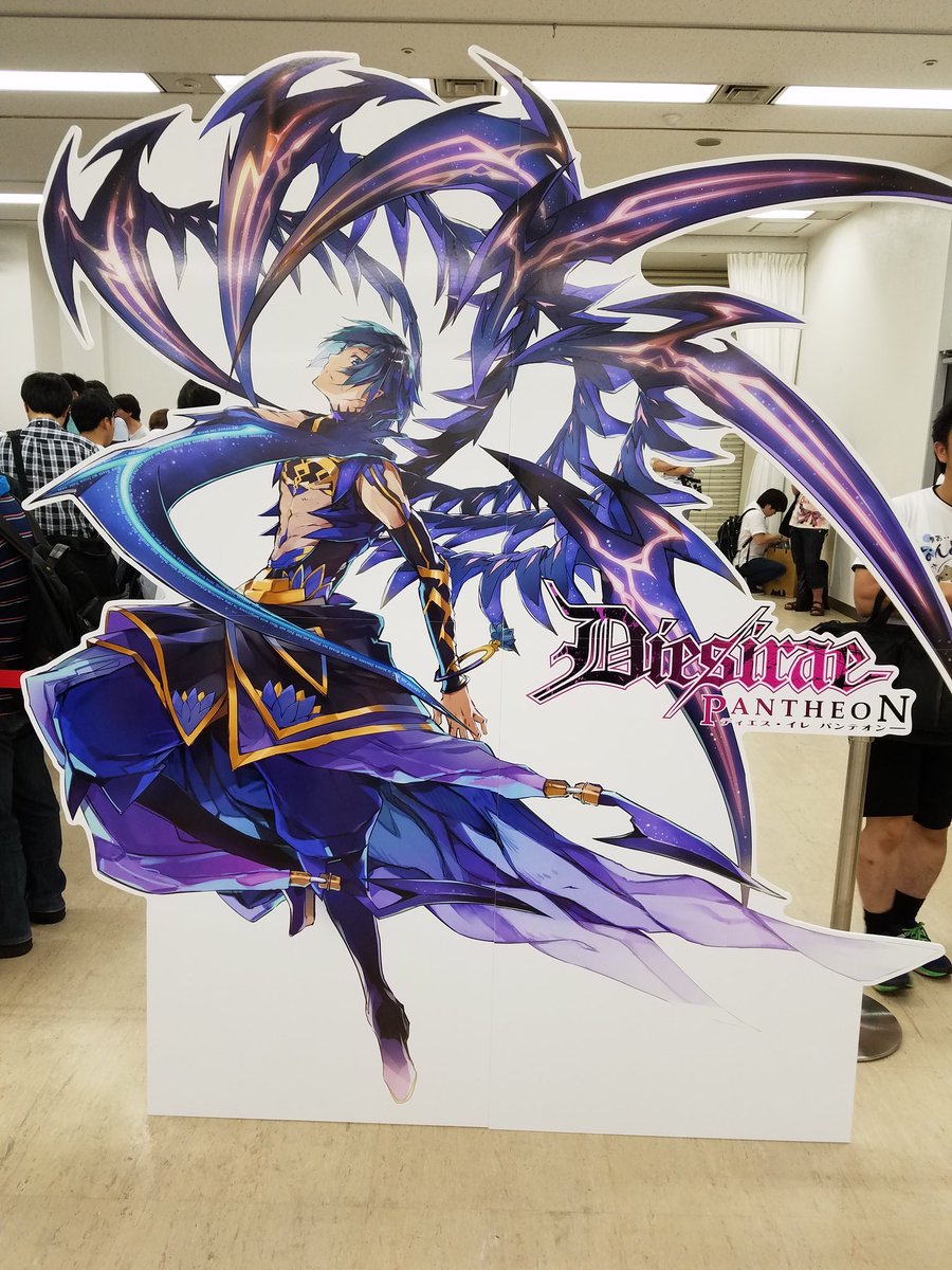 電気外祭り】 ただいま、Dies irae PANTHEONの等身大パネルをブース前