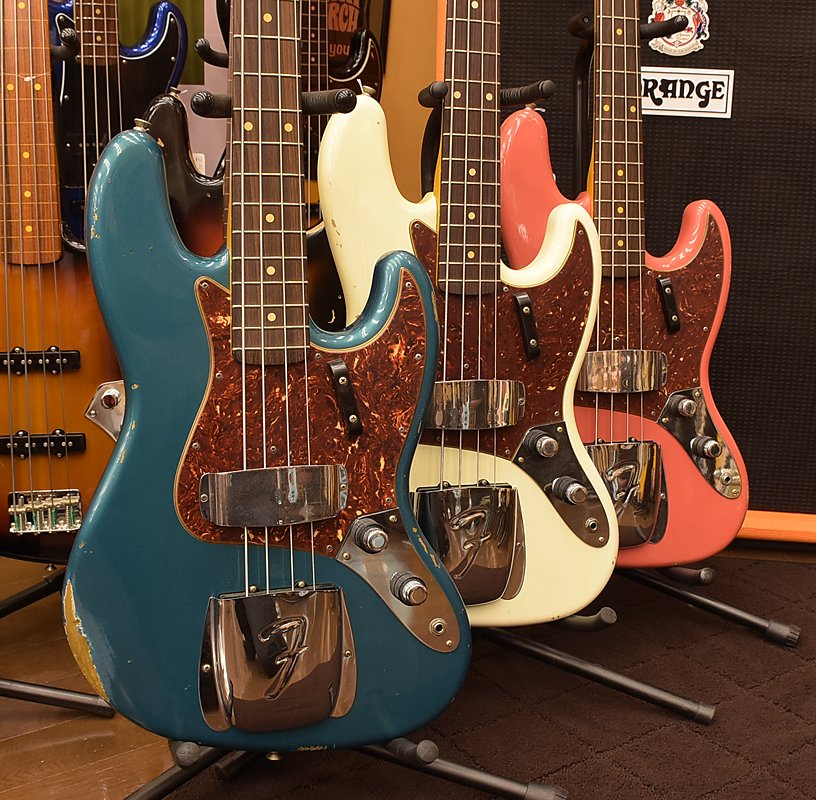 2017 NAMM Limited 1960 Jazz Bass Relicが追加入荷！ スタックノブ