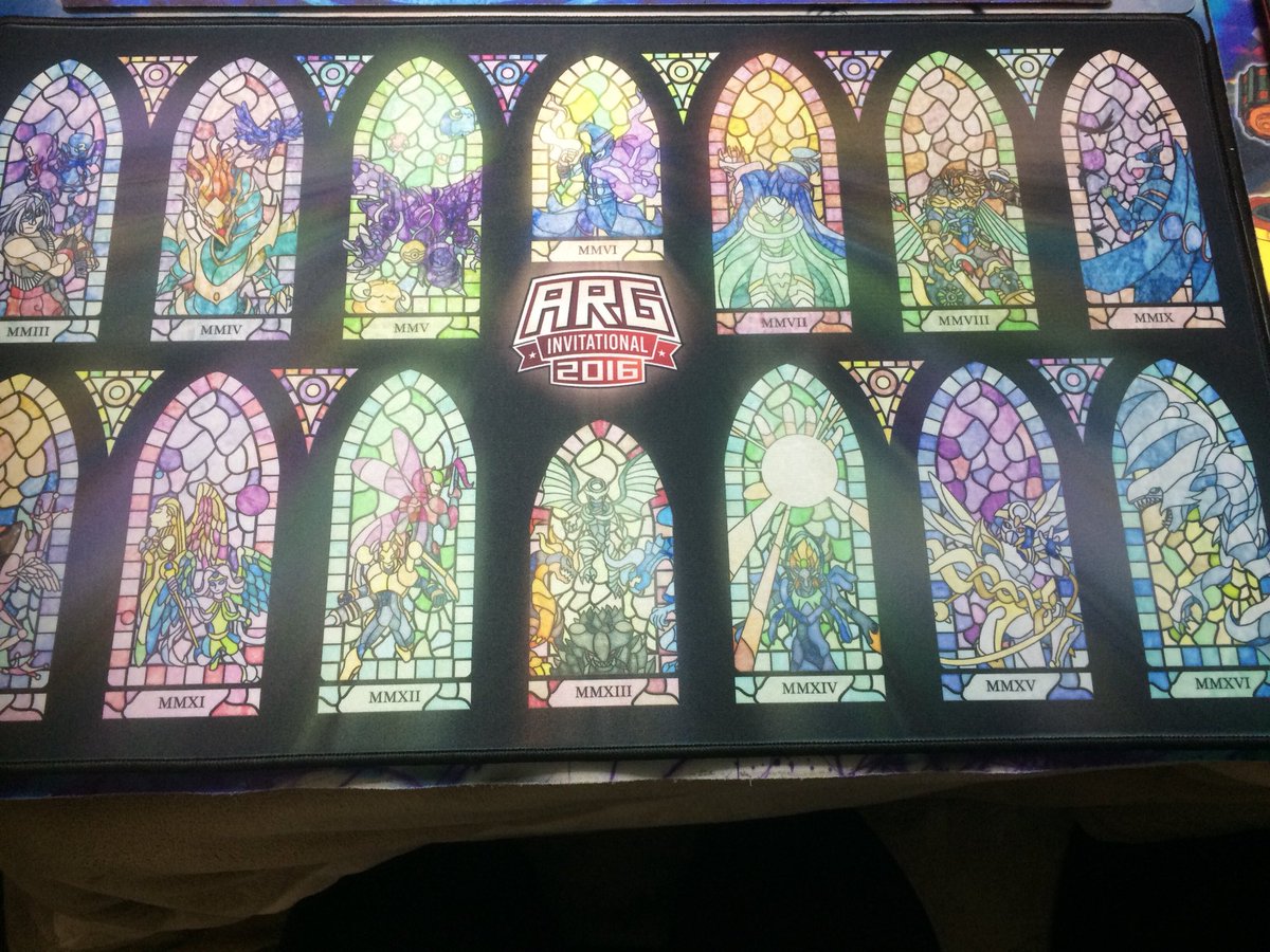 遊戯王 海外 プレイマット ARG2016 ステンドグラス 遊戯王 海外 プレイ