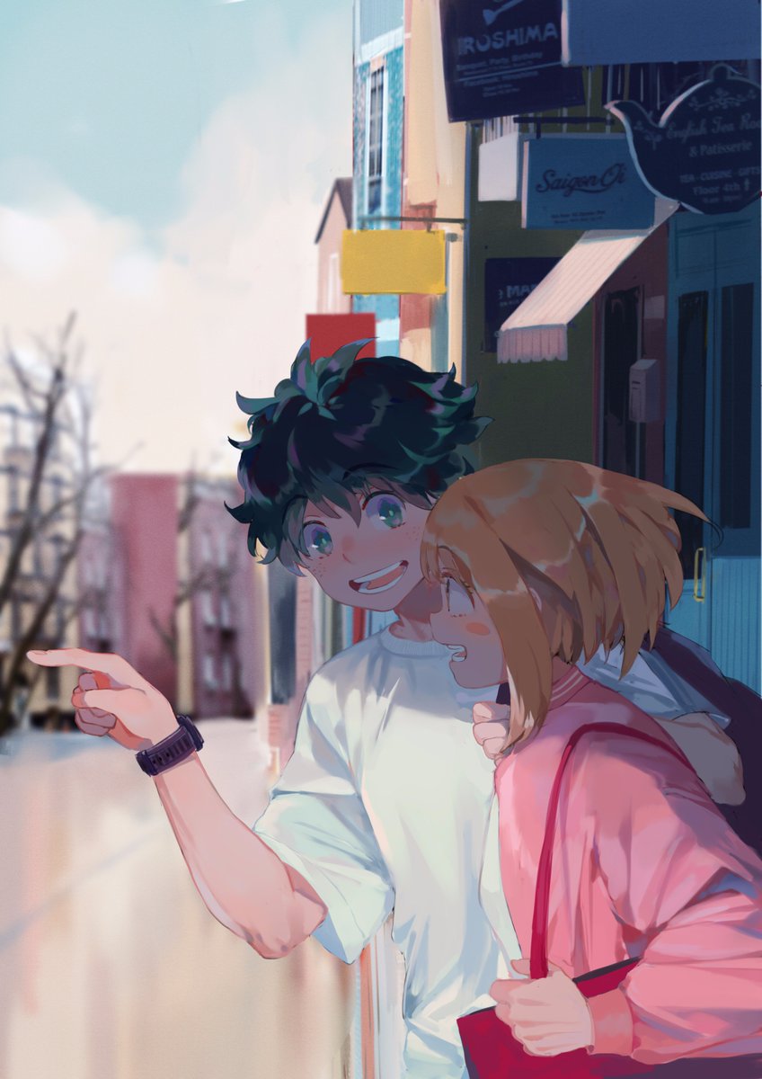 僕のヒーローアカデミア #麗日お茶子 #緑谷出久 #BokuNoHeroAcademia