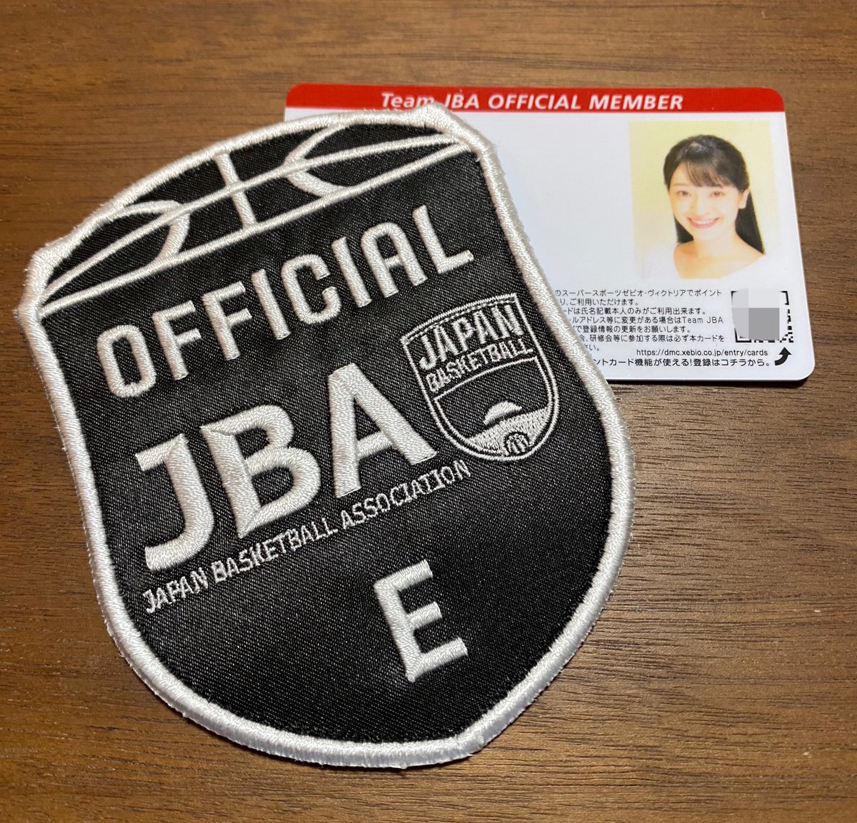 バスケットボール審判 旧ワッペン