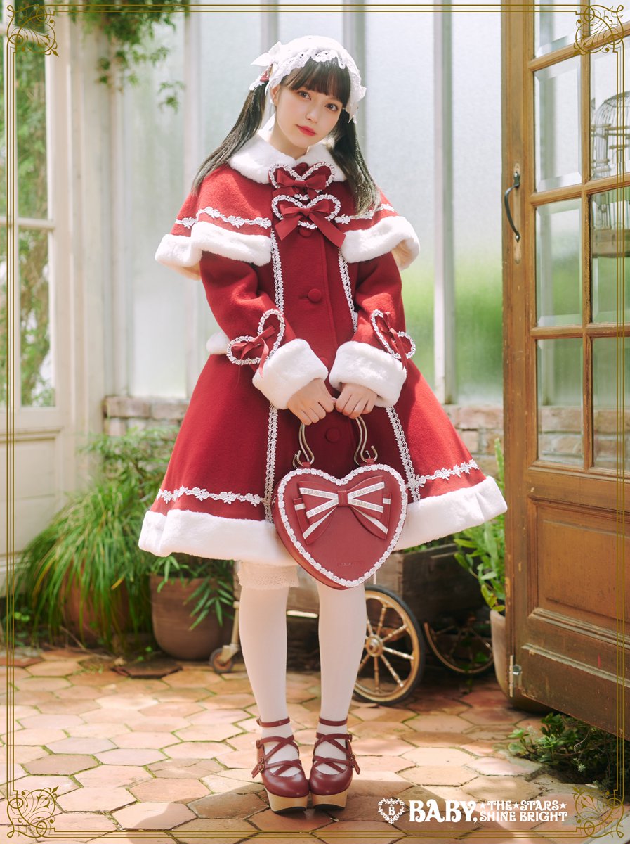 ⭐︎BABY新作情報⭐︎】ハートミルキーコート/¥52,580（税込）エンジを