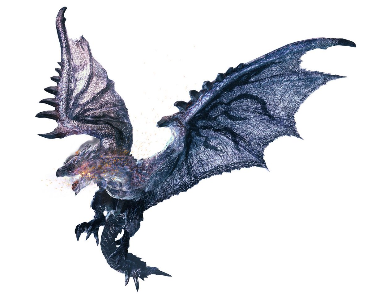 銀火竜 リオレウス希少種」CGイラスト初公開！ 静かに艶めく白銀の甲殻