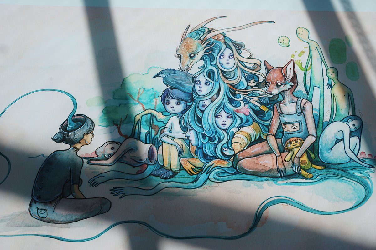 Art prints of “Friends For The End” will be available for purchase