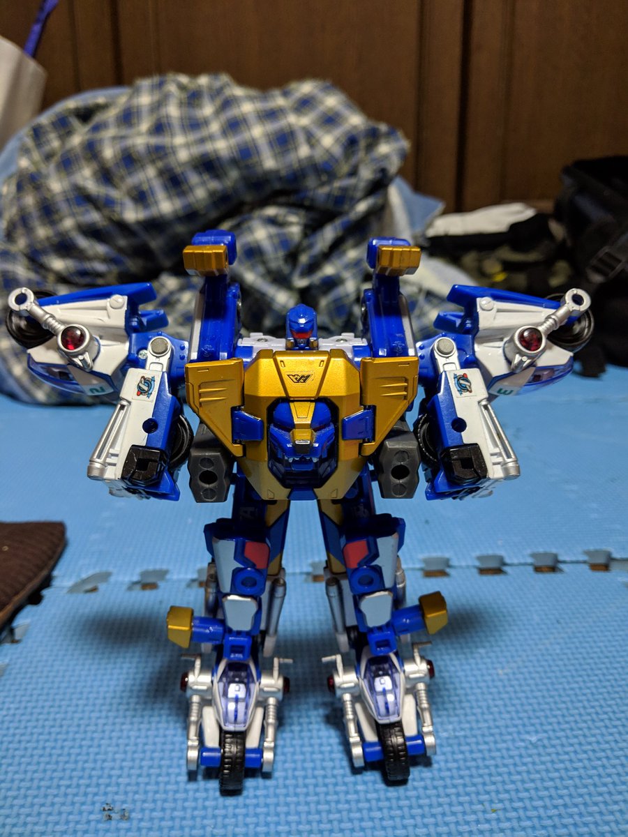 マシンロボレスキュー×ムゲンバインのエクス合体（？） #マシンロボ