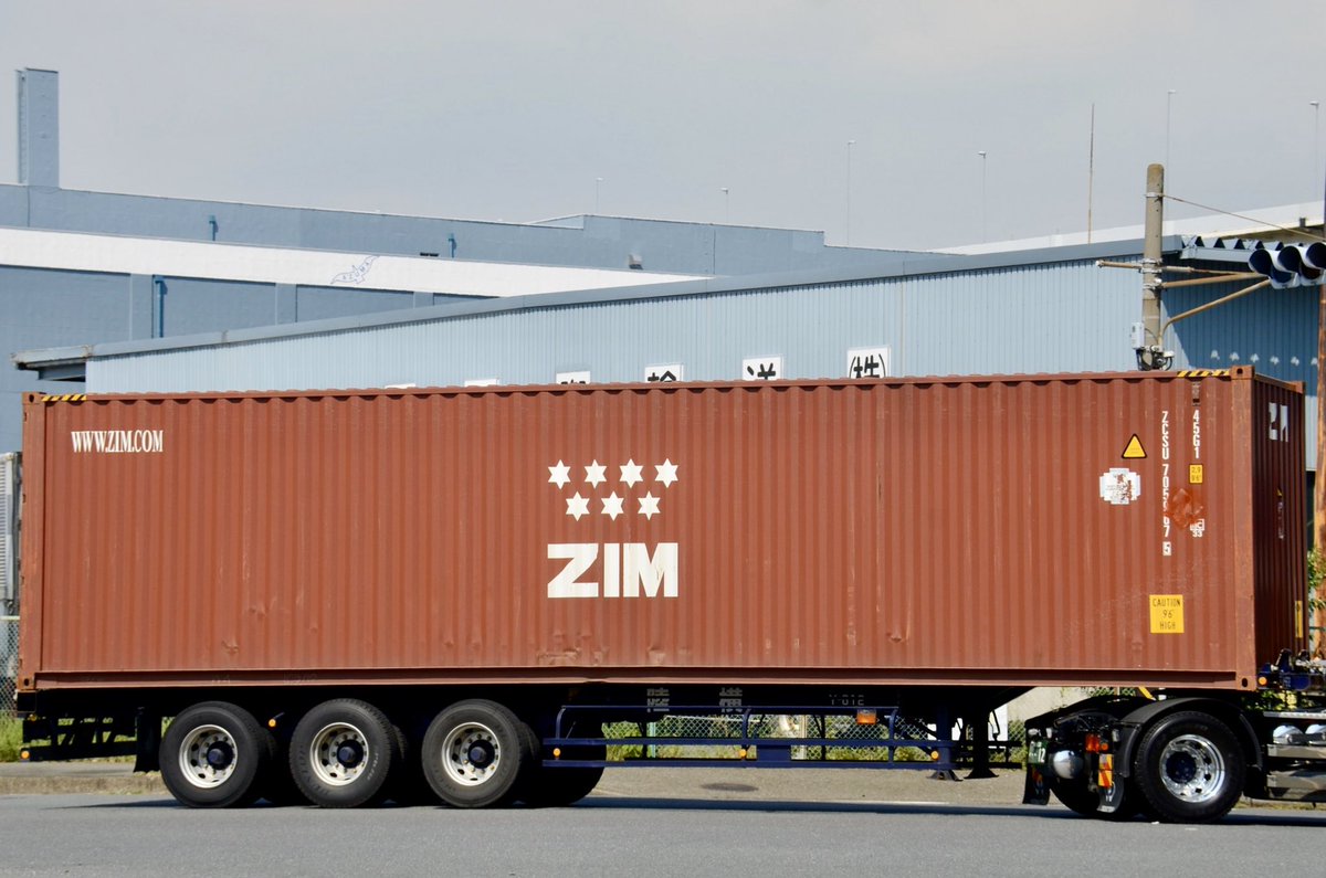 ZCSU 705967 5 45G1 所有: ZIM INTEGRATED SHIPPING SERVICES 六芒星を