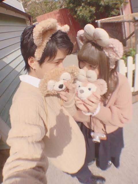 ダッフィーとシェリーメイのカップルコーデしてみちょとディズニー行き