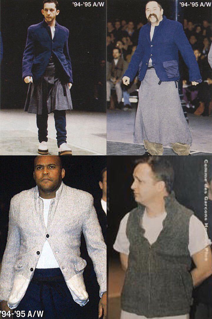 個人的コムデギャルソンオムプリュスの真骨頂は…97AWバイアスや99SS