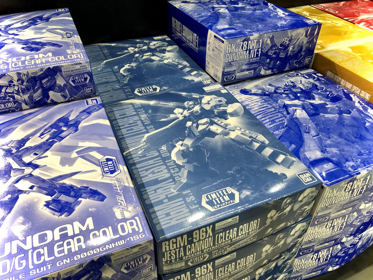 限定商品ピックアップ】 『MG 1/100 ジェスタ・キャノン[クリアカラー