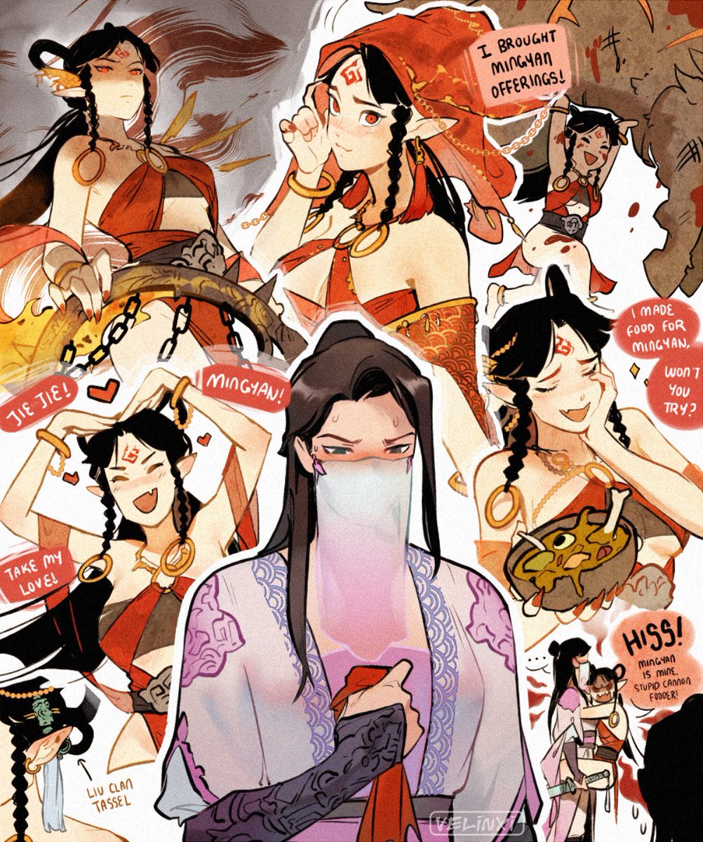 RT @Velinxi: The righteous warrior and the gremlin demon queen