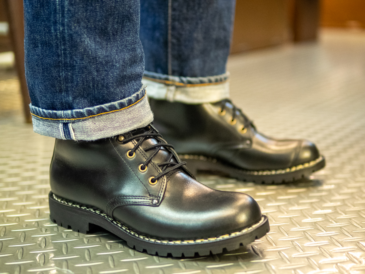 国産レースアップブーツ【KA-VOGEL】 アメリカ軍靴をモチーフとした