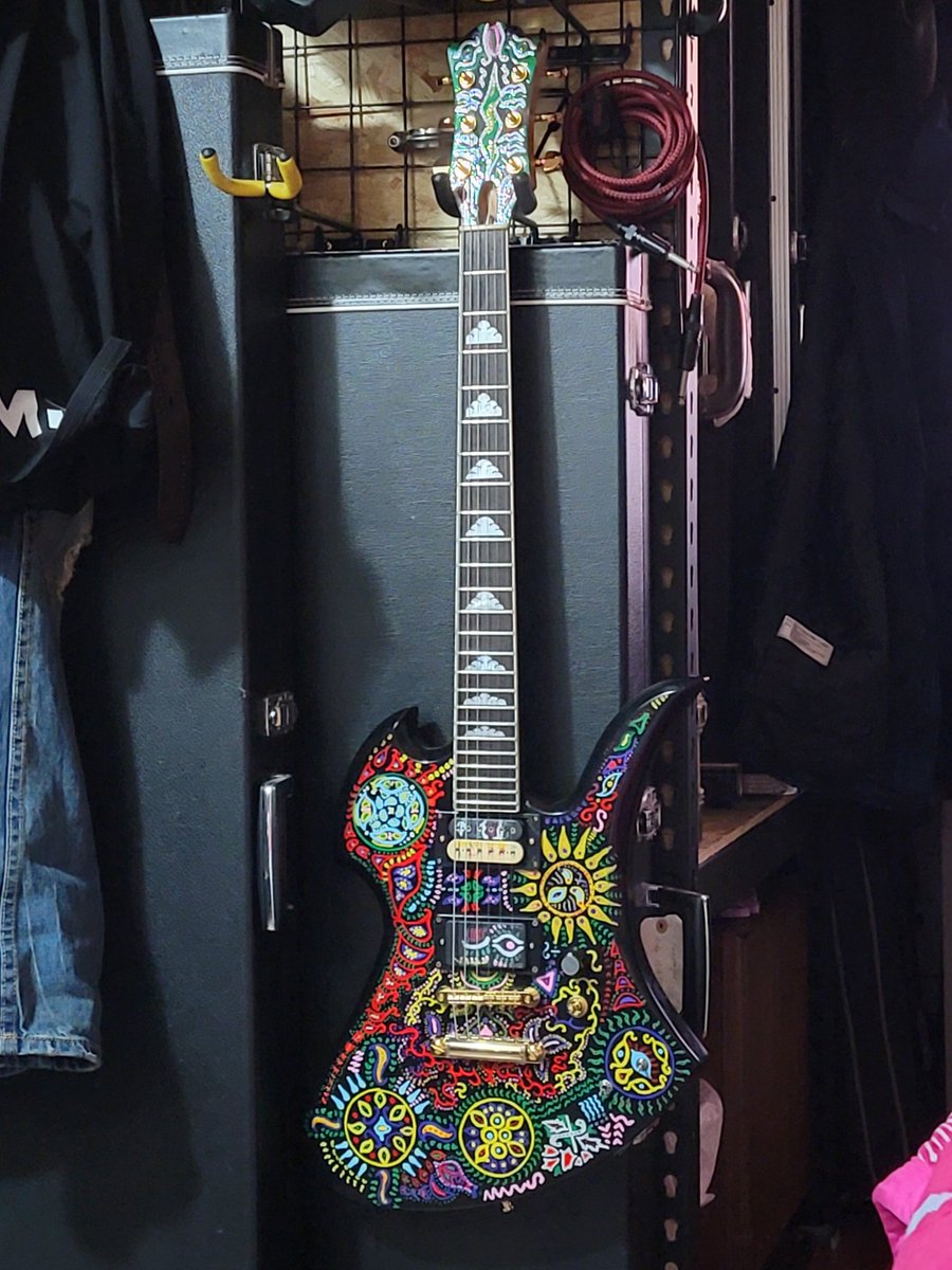HIDE モデル MG145X サイケペイントギター 改造完了！！！ 改造成480X